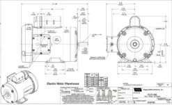 110108.00 Leeson | 3/4 Hp 3450 RPM 56 Frame TEFC 115/208-230V W/overload Protection 9 110108.00 Leeson | 3/4 Hp 3450 RPM 56 Frame TEFC 115/208-230V W/overload Protection -Motor Electrical Shop 110108 dim 00243.1596176885
