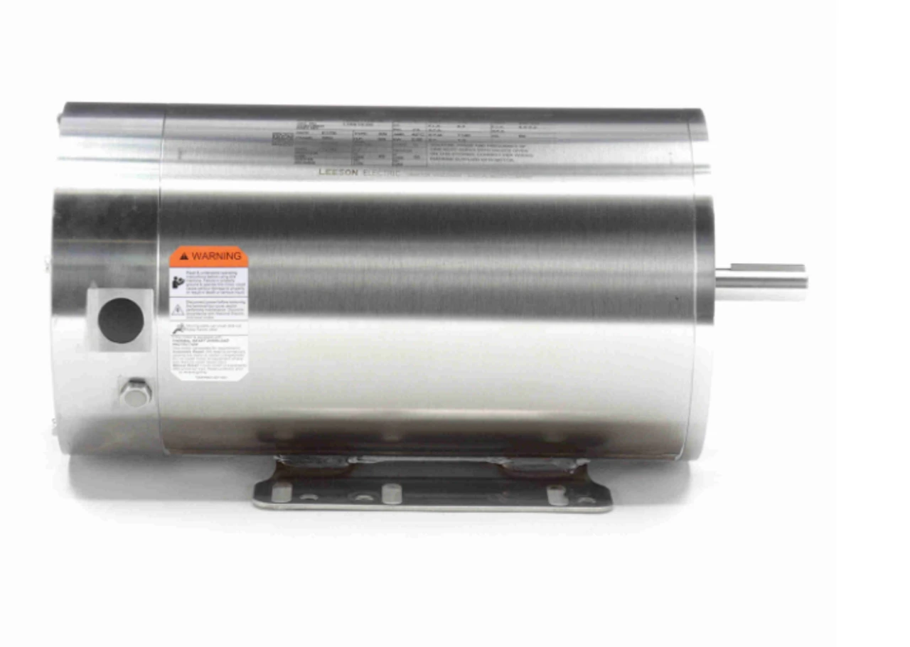 116919.00 Leeson Extreme Duck 3/4 Hp 1200 RPM 115/208-230V 3-Phase 56H Frame TENV (base) Motor 4 116919.00 Leeson Extreme Duck 3/4 Hp 1200 RPM 115/208-230V 3-Phase 56H Frame TENV (base) Motor - Image 2
