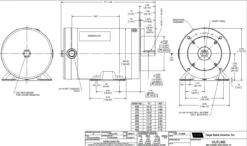 117275.00 Leeson Extreme Duck 1/2 Hp 1200 RPM 208-230/460V 3-Phase 56HC Frame TENV (base) Motor -Motor Electrical Shop 1175 line 38378.1690569833