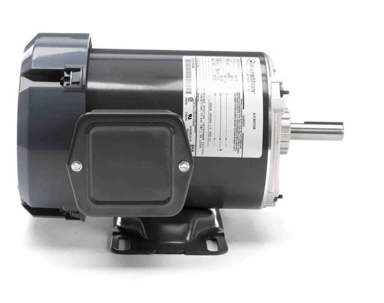 G1340 Marathon 3/4 Hp 575V 1800 RPM 3-Phase 56 Frame TEFC (rigid Base) Motor 5 G1340 Marathon 3/4 Hp 575V 1800 RPM 3-Phase 56 Frame TEFC (rigid Base) Motor - Image 3