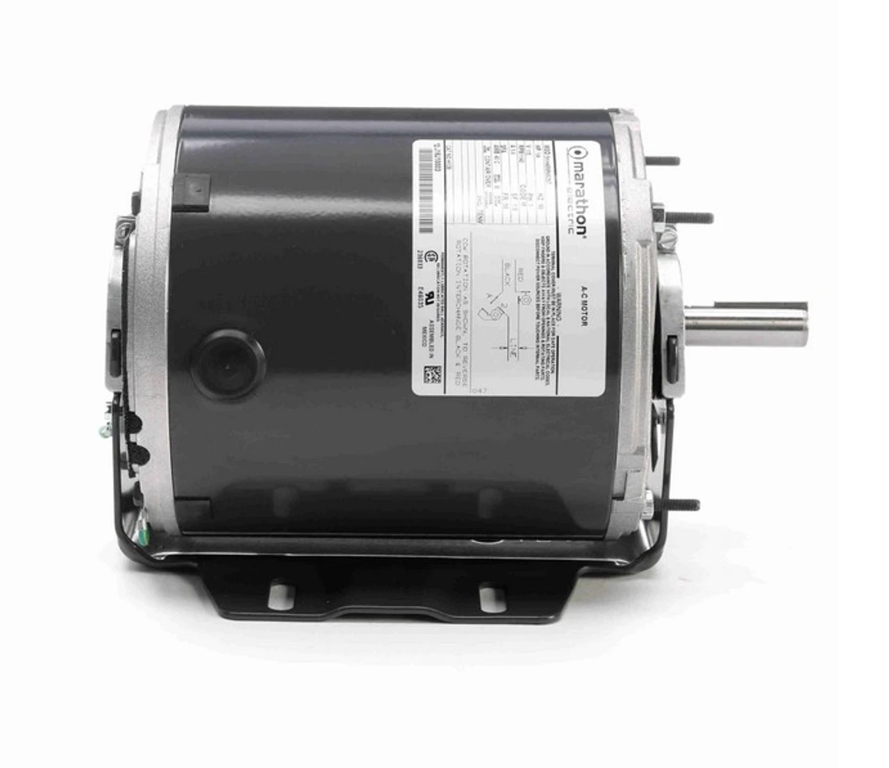 H136 Marathon 1/4 Hp 1200 RPM 115V TENV 48 Frame Split-Phase Farm Motor 5 H136 Marathon 1/4 Hp 1200 RPM 115V TENV 48 Frame Split-Phase Farm Motor - Image 3