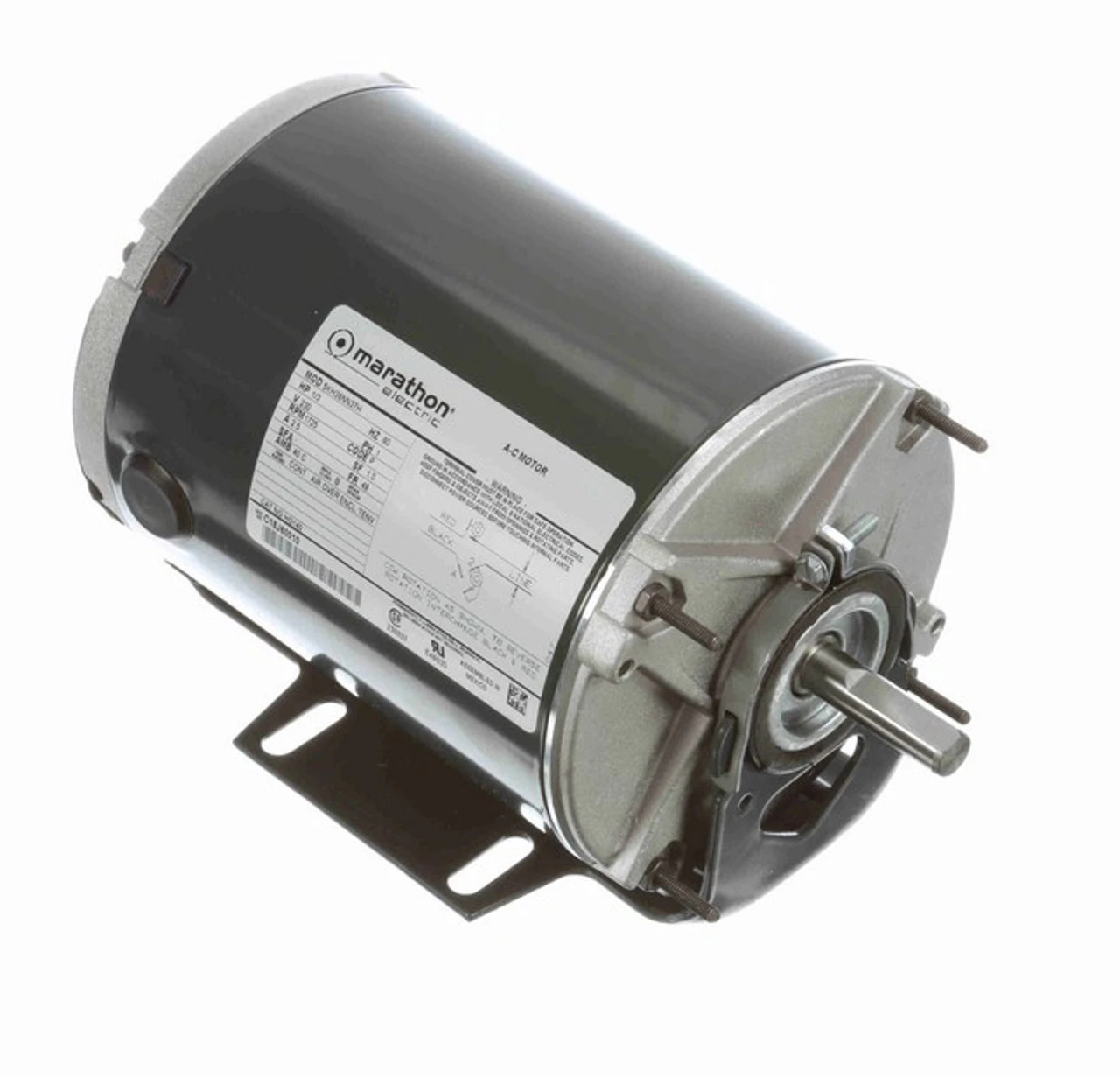 HG140 Marathon 1/3 Hp 1800 RPM 230V TENV 48 Frame Split-Phase Farm Motor 3 HG140 Marathon 1/3 Hp 1800 RPM 230V TENV 48 Frame Split-Phase Farm Motor
