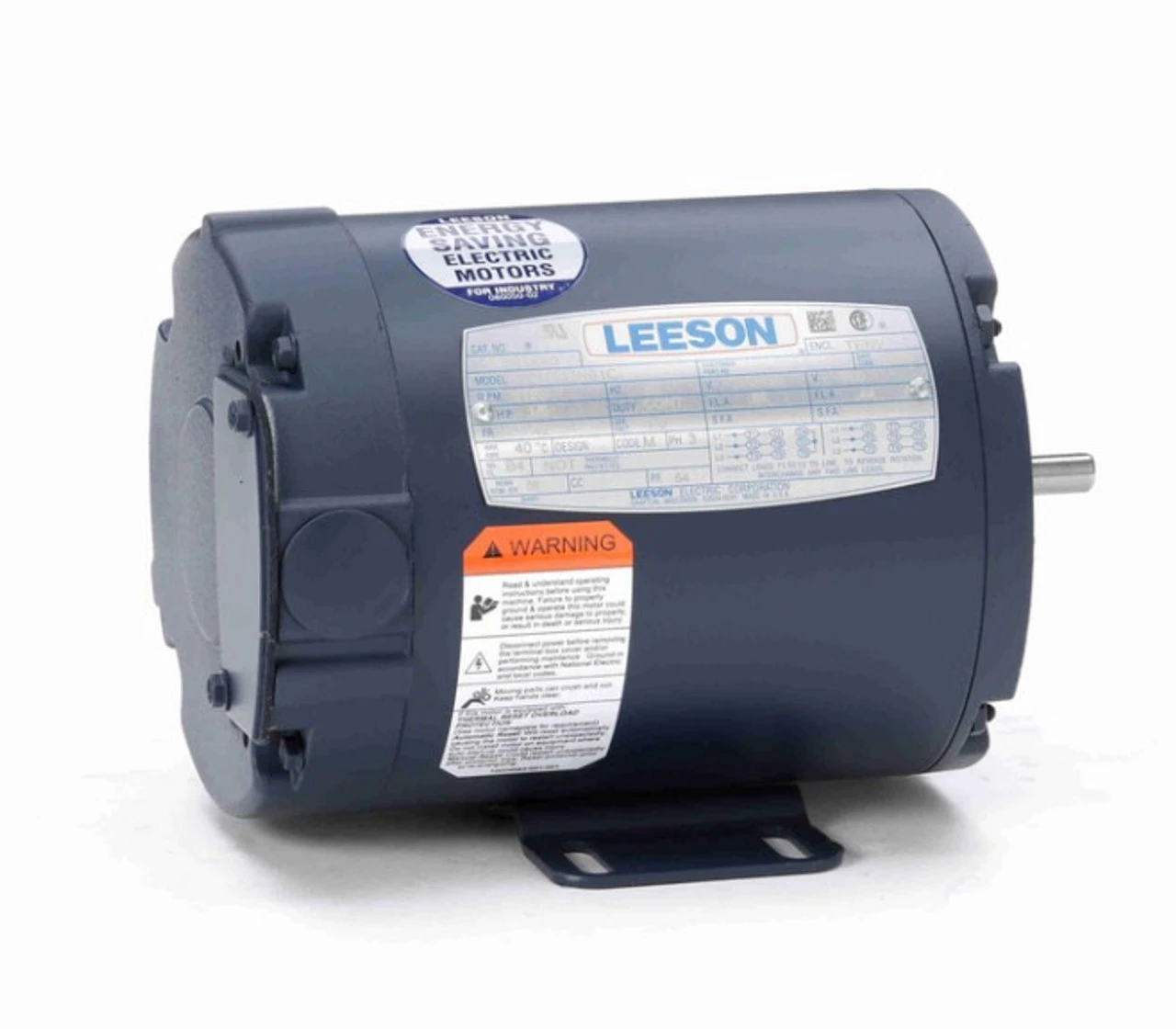 092015.00 Leeson 1/6 Hp 1800 RPM 208-230/460V 42 Frame TENV (with Base) 3-Phase Motor 3 092015.00 Leeson 1/6 Hp 1800 RPM 208-230/460V 42 Frame TENV (with Base) 3-Phase Motor