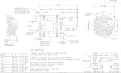 X019 Marathon 1/3 Hp 277V 1075 RPM (3 Speed) OPAO 48Y Frame Blower Motor 7 X019 Marathon 1/3 Hp 277V 1075 RPM (3 Speed) OPAO 48Y Frame Blower Motor -Motor Electrical Shop 19 line 41112.1627064319
