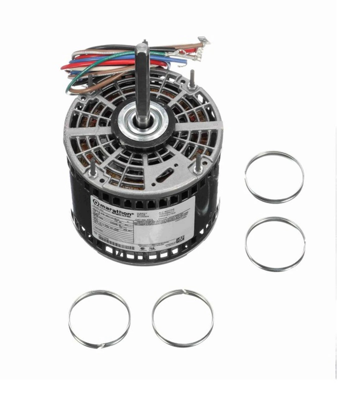 X019 Marathon 1/3 Hp 277V 1075 RPM (3 Speed) OPAO 48Y Frame Blower Motor 4 X019 Marathon 1/3 Hp 277V 1075 RPM (3 Speed) OPAO 48Y Frame Blower Motor - Image 2