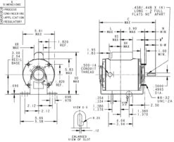 P251 Marathon 1/2 Hp 1200 RPM 115/230V TENV 48Z Frame PSC Farm Motor 9 P251 Marathon 1/2 Hp 1200 RPM 115/230V TENV 48Z Frame PSC Farm Motor -Motor Electrical Shop 251 line 57648.1623935518
