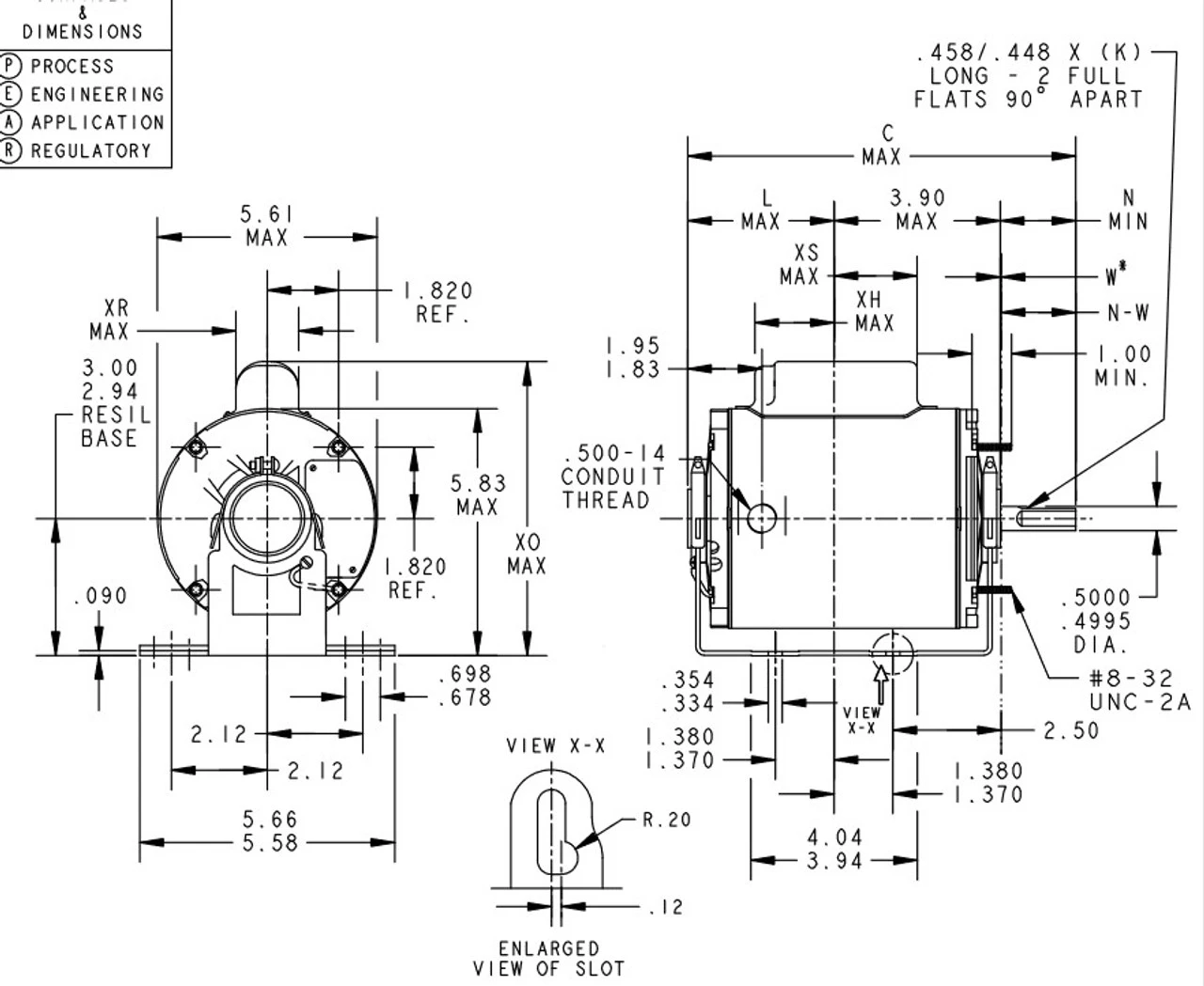 P251 Marathon 1/2 Hp 1200 RPM 115/230V TENV 48Z Frame PSC Farm Motor 6 P251 Marathon 1/2 Hp 1200 RPM 115/230V TENV 48Z Frame PSC Farm Motor - Image 4
