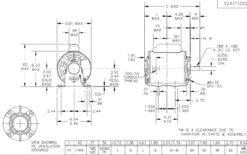 B319 Marathon 3/4 Hp (1 Speed) 115/208-230V 1800 RPM ODP 56 Frame Cap Start Resilient Base Motor -Motor Electrical Shop 319 line 53360.1632324603
