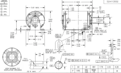 4406 Marathon 1/3 Hp Carbonator Pump Motor 1800 RPM 115V, 48Y ODP Frame (resilient Base) -Motor Electrical Shop 4406 line 98314.1604513932