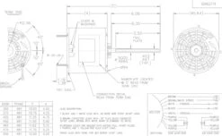 X442 Marathon 1/3 Hp 208-230V 1075 RPM OPAO Shaft Down 48Z Frame Condenser Fan Motor -Motor Electrical Shop 442 line 22553.1625672750