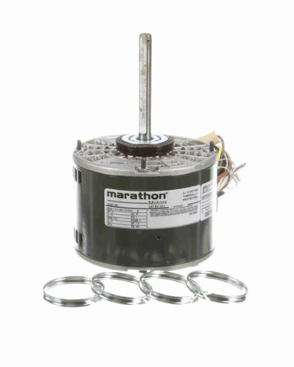 X473 Marathon 1/6 Hp 115V 1075 RPM (1 Speed) OPAO 48Y Frame Blower Motor 3 X473 Marathon 1/6 Hp 115V 1075 RPM (1 Speed) OPAO 48Y Frame Blower Motor