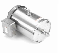 132448.00 Leeson 5 Hp 1800 RPM 230/460V 184TC Frame (No Base) TEFC 3-Phase Premium-Stainless Wash-Down Motor