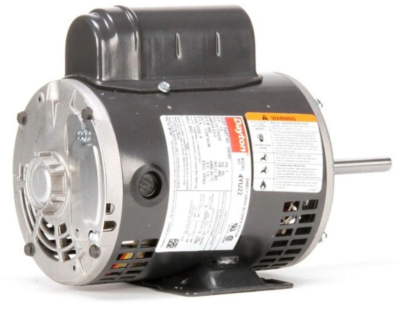 4YU22 Dayton 1/2 HP Direct Drive Blower Motor 860 RPM 115/230V 4 4YU22 Dayton 1/2 HP Direct Drive Blower Motor 860 RPM 115/230V - Image 2