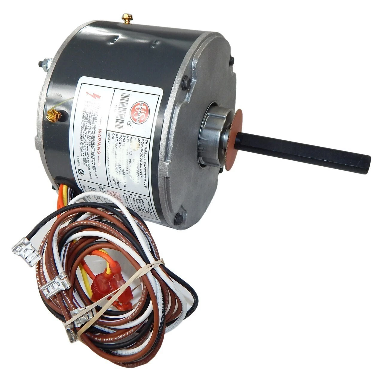 5451 Nidec | 1/2 Hp 1075 RPM 3-Speed 115V; 5.6" Blower Motor 3 5451 Nidec | 1/2 Hp 1075 RPM 3-Speed 115V; 5.6" Blower Motor