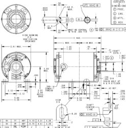 HG714 Marathon 3/4 Hp Carbonator Pump Motor 1800 RPM 115/230V, 48Y ODP Frame (resilient Base) 9 HG714 Marathon 3/4 Hp Carbonator Pump Motor 1800 RPM 115/230V, 48Y ODP Frame (resilient Base) -Motor Electrical Shop 714 line 86241.1604604975