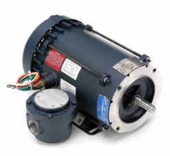 116607.00 Leeson 1/3 Hp 1200 RPM 115/208-230V 56C Frame Explosion-Proof C-Face (Rigid Base) 1-Phase Motor