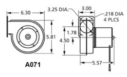Fasco A071 Centrifugal Blower 115 Volts (7021-7371) 9 Fasco A071 Centrifugal Blower 115 Volts (7021-7371) -Motor Electrical Shop A071 copy 46808.1543949662