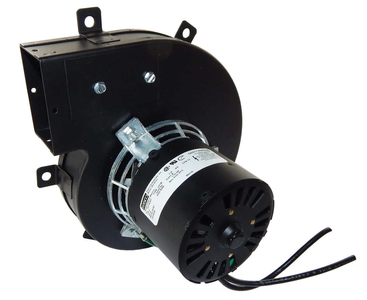 Fasco A082 Centrifugal Furnace Blower (Draft Inducer) 115 Volts 3 Fasco A082 Centrifugal Furnace Blower (Draft Inducer) 115 Volts