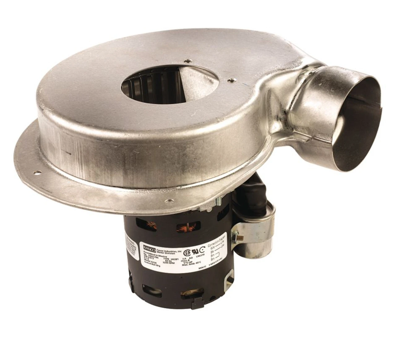 Fasco A234 York Draft Inducer 208-230V (7062-5155, 7062-5267, 102529, 026-39532-000) 6 Fasco A234 York Draft Inducer 208-230V (7062-5155, 7062-5267, 102529, 026-39532-000) - Image 4