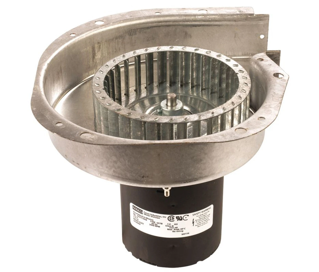 Fasco A287 Goodman Furnace Draft Inducer Blower 115V (7021-9655, 10585405) 5 Fasco A287 Goodman Furnace Draft Inducer Blower 115V (7021-9655, 10585405) - Image 3