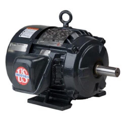 A7P3C Nidec 7 1/2 Hp 1200 RPM 254 U Frame (Rigid Base) 460V TEFC 3-Phase Automotive Duty Motor