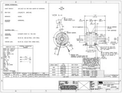 BL6423 Century 1/8 Hp 1050 RPM CW 5" Diameter 115V (Coleman) Electric Motor -Motor Electrical Shop BL6423 dims 32555.1605279543
