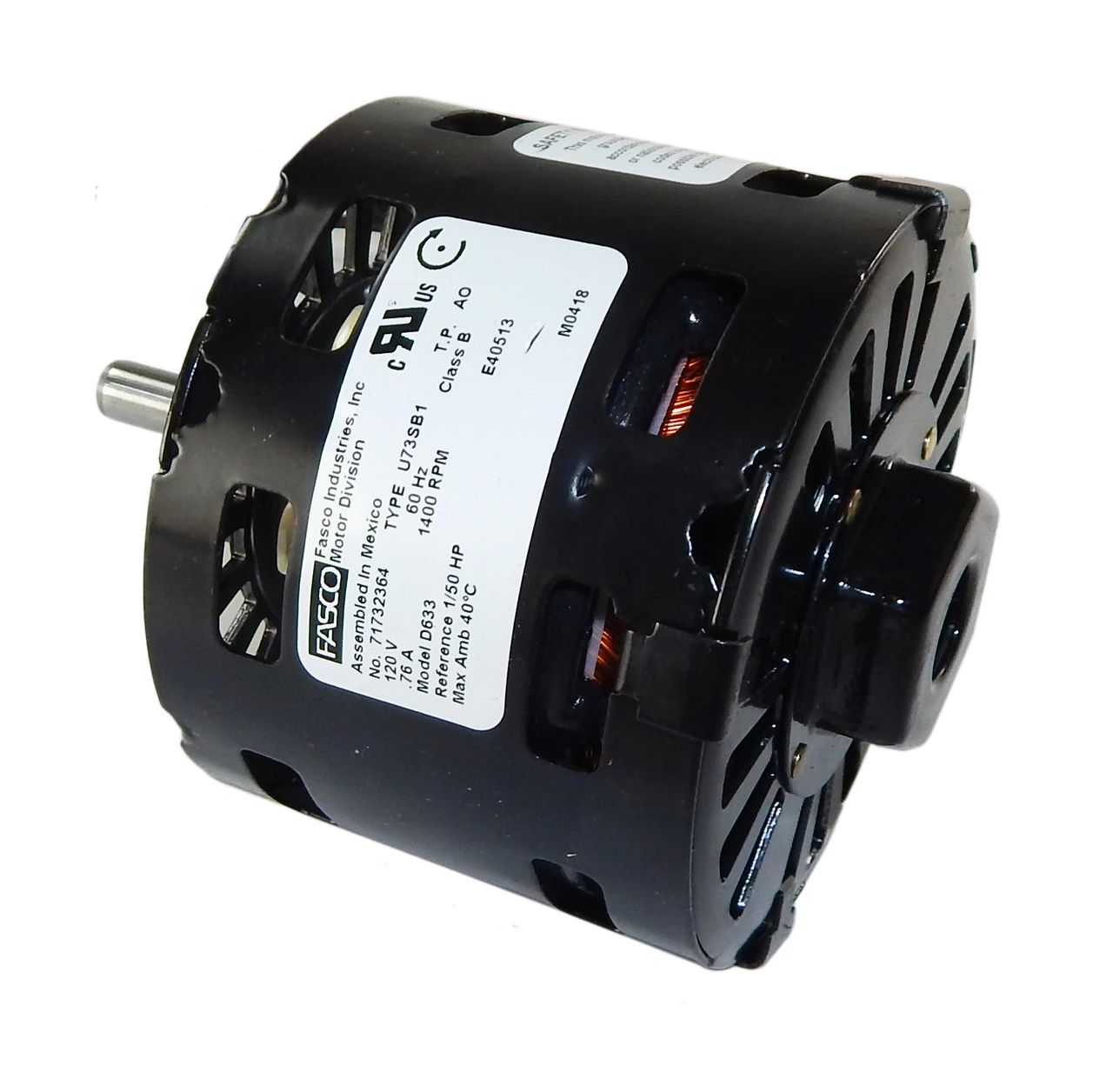 Fasco D633 Motor | Broan Fan Motor 1/50 Hp 1400 RPM 115V 5 Fasco D633 Motor | Broan Fan Motor 1/50 Hp 1400 RPM 115V - Image 3