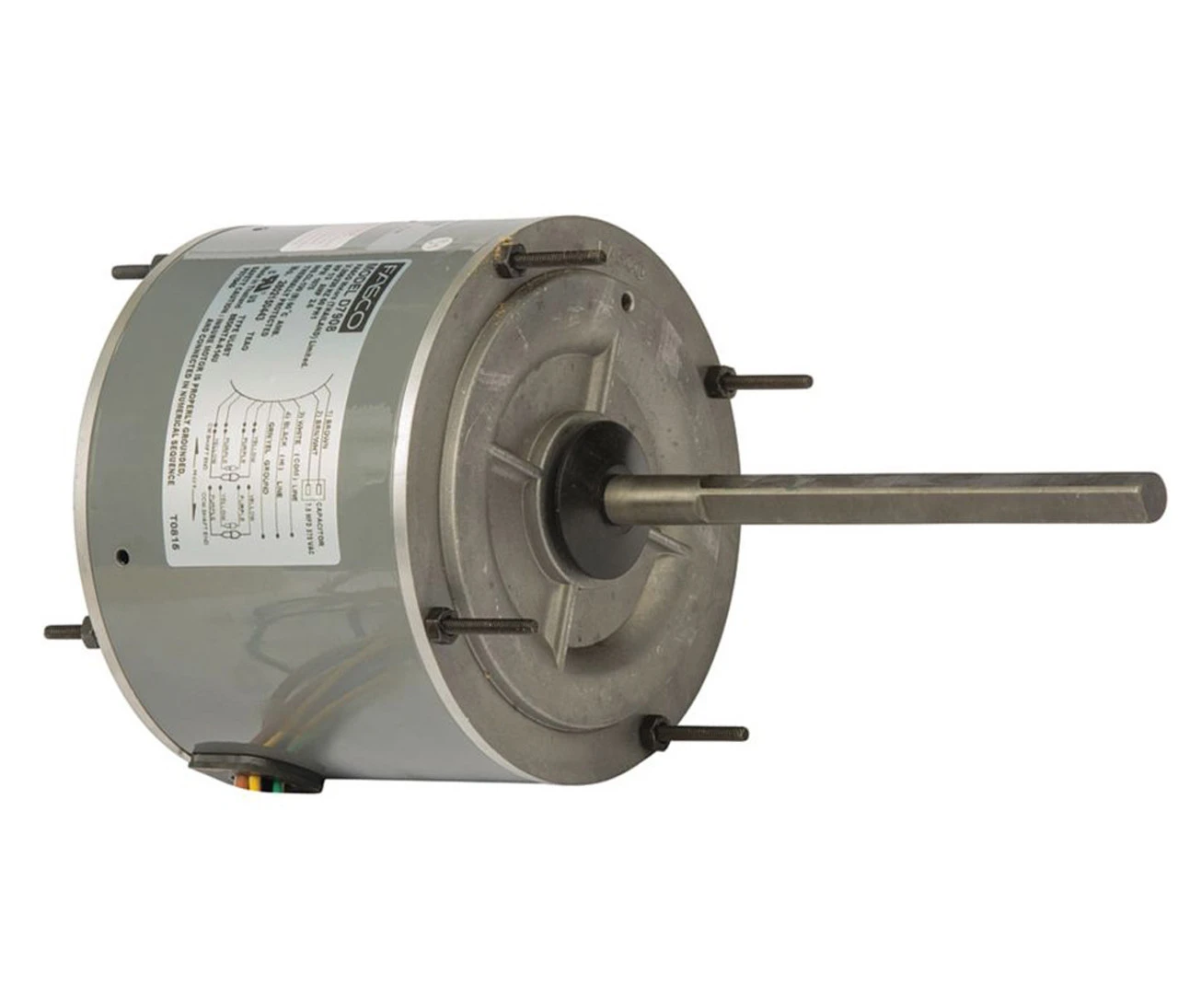 Fasco D7908 Motor | 1/3 Hp 1075 RPM 5.6" Diameter 208-230 Volts 3 Fasco D7908 Motor | 1/3 Hp 1075 RPM 5.6" Diameter 208-230 Volts