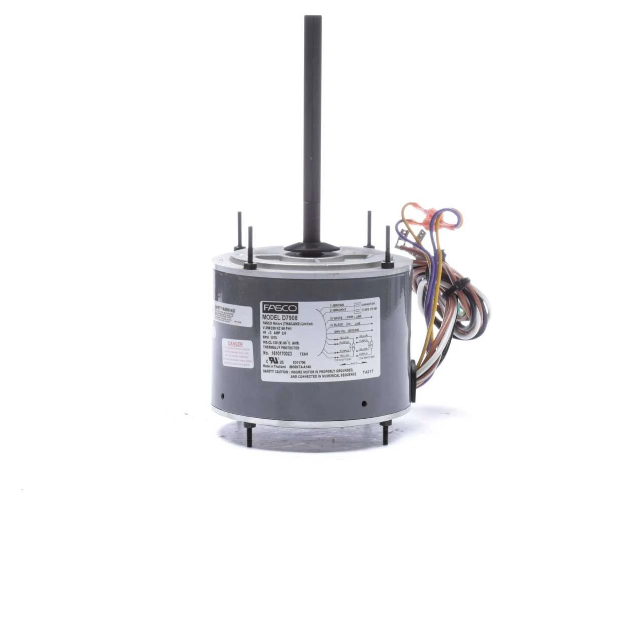 Fasco D7908 Motor | 1/3 Hp 1075 RPM 5.6" Diameter 208-230 Volts 5 Fasco D7908 Motor | 1/3 Hp 1075 RPM 5.6" Diameter 208-230 Volts - Image 3