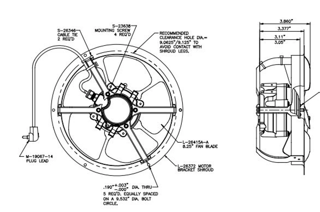 Morrill Motors MD5469, 4-20 Watt, 115-230V ECM Evaporator Fan Assembly 6 Morrill Motors MD5469, 4-20 Watt, 115-230V ECM Evaporator Fan Assembly - Image 4