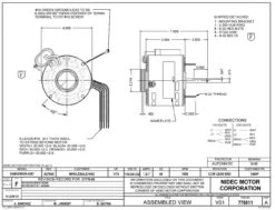 1469P Nidec | 1/15 Hp 1550 RPM 1-Speed 115/208-230V; 5.6" Blower Motor 9 1469P Nidec | 1/15 Hp 1550 RPM 1-Speed 115/208-230V; 5.6" Blower Motor -Motor Electrical Shop Nidec 1469P Line 81479.1569943698