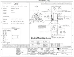 U6432 Century 1/15 Hp 1050 RPM 1-Speed 5" Diameter 115V Century Motor # U6432 -Motor Electrical Shop U6432 dim 90923.1531228826
