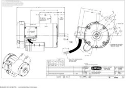 120728.00 Leeson | 3 Hp 3450 RPM Delta Unisaw Electric Motor 230 Volts 9 120728.00 Leeson | 3 Hp 3450 RPM Delta Unisaw Electric Motor 230 Volts -Motor Electrical Shop Unisaw Dims 32612.1527257306