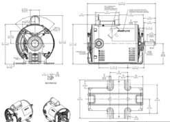 C419A Marathon 1/2 HP 1800/1200 RPM 2-Speed 115V 56 Frame ODP 1-Phase Blower Motor -Motor Electrical Shop c419 line 23525.1678825184