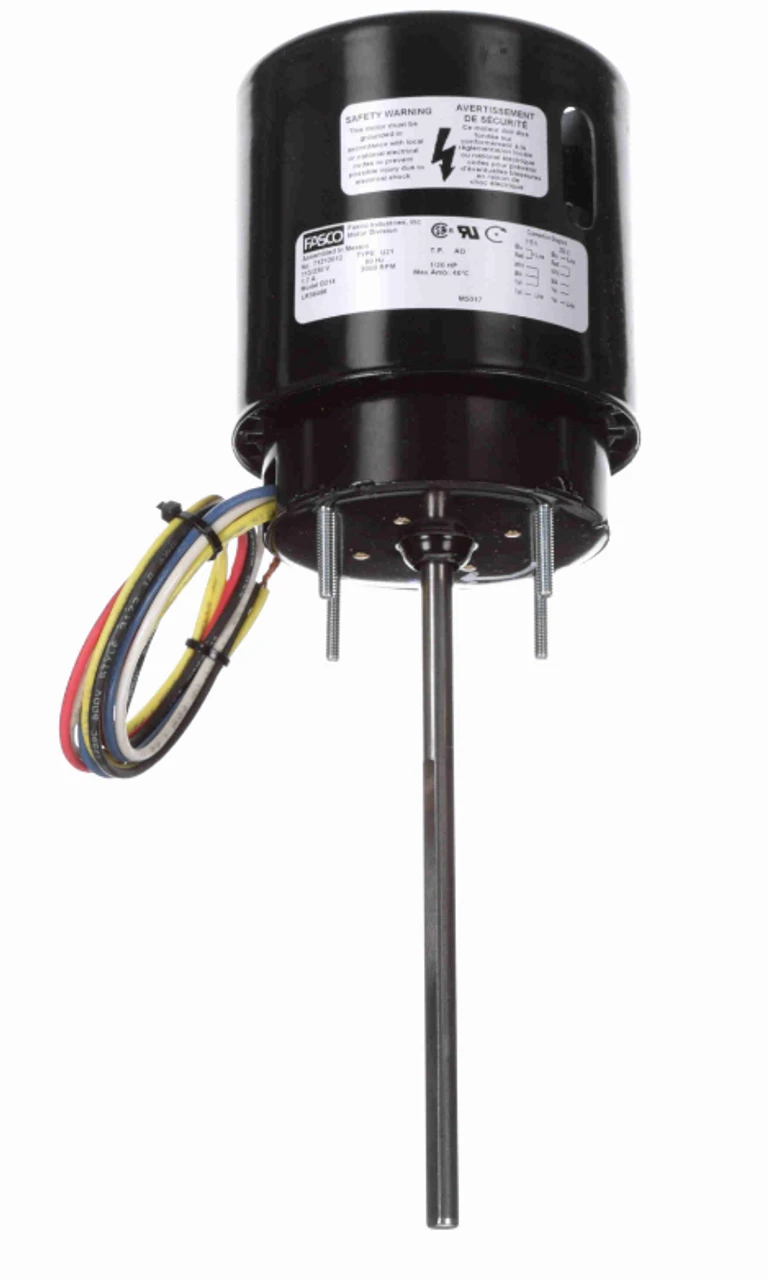 Fasco D214 Motor | 1/20 Hp 3000 RPM CW 115/230 Volts 3 Fasco D214 Motor | 1/20 Hp 3000 RPM CW 115/230 Volts