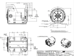FX34FK002 | 3/4 HP 1800 RPM 56HC 575V 3 Phase ODP, FLEX-IN-1 Marathon Electric Motor -Motor Electrical Shop flex ODP HC frame line 04774.1687798547