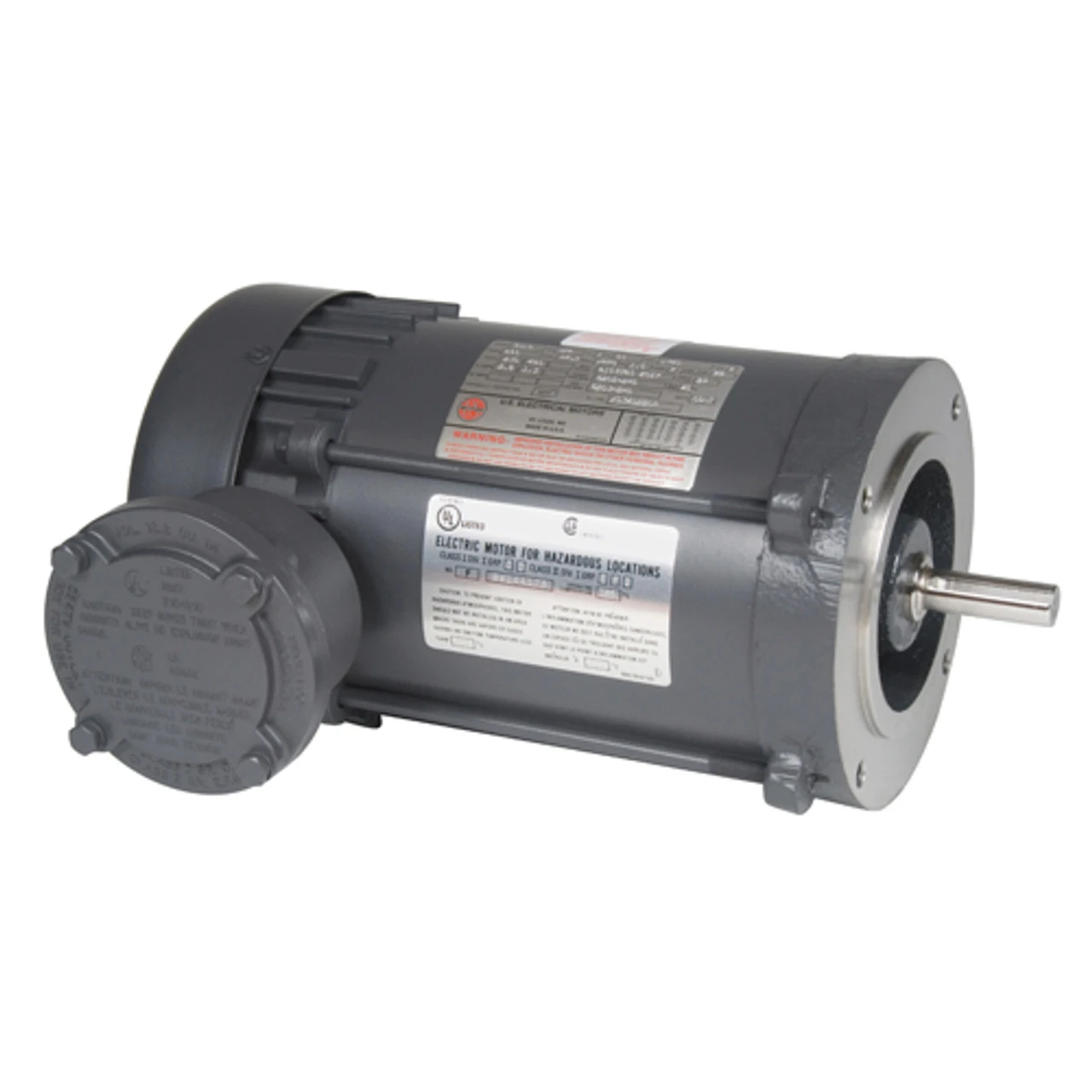 XS1CA2JCR Nidec 1 Hp 1800 RPM 56C Frame 60 Hz 115/208-230V TEFC Cap Start Hazardous Duty Motor 3 XS1CA2JCR Nidec 1 Hp 1800 RPM 56C Frame 60 Hz 115/208-230V TEFC Cap Start Hazardous Duty Motor